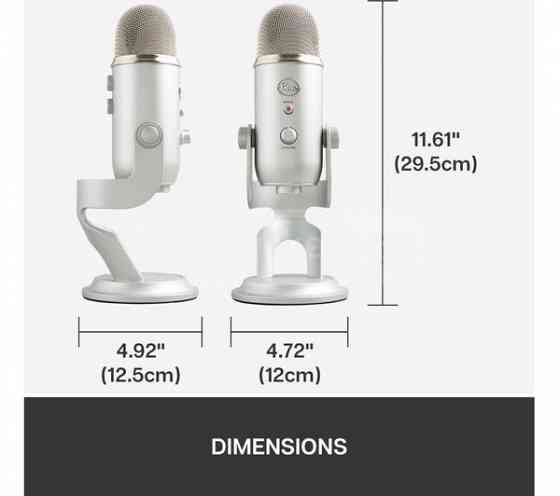 blue yeti edition/კონდესატორული მიკროფონი თბილისი