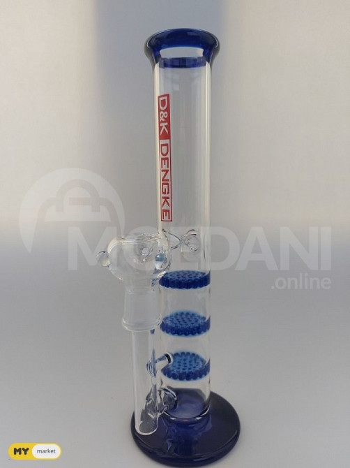 glass bong pipe/შუშის ბონგი ფაიფი ყინულის ჩასაყრელით N60/86 თბილისი - photo 1