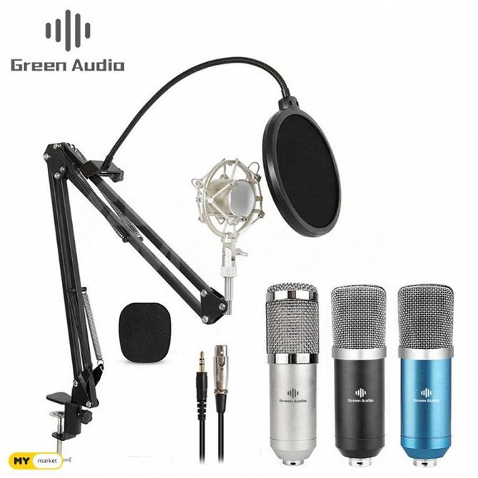 BM-800 Green Audio Microphone Professional Studio Condenser თბილისი - photo 1