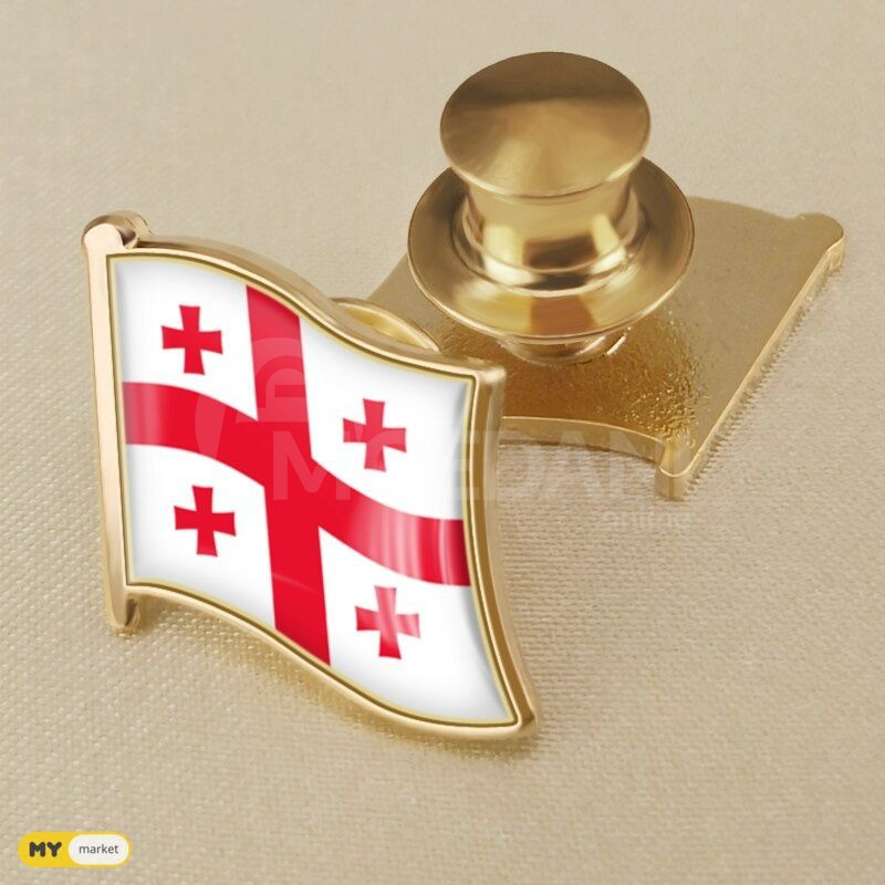 საქართველოს დროშის პინი თბილისი - photo 1