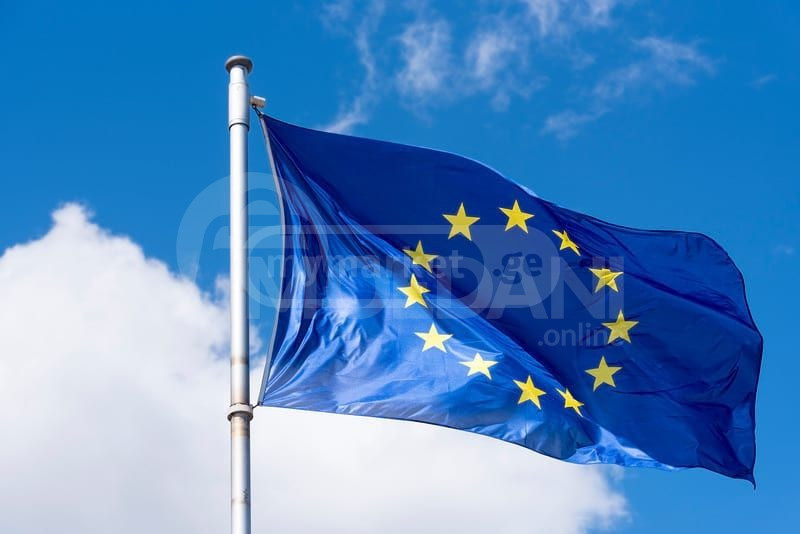 EU flag Tbilisi - photo 1