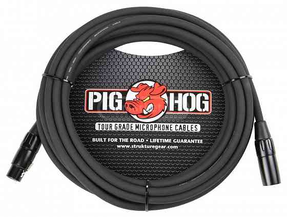 musikaluri instrumentis Pig Hog PHM20 6m XLR cable 6 meter cable Tbilisi