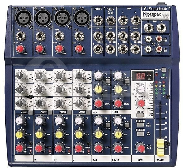 Микшер Soundcraft Notepad 124FX 4-канальный аудиомикшер/микшер Тбилиси - изображение 1