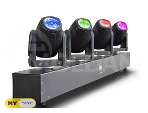 სასცენო განათება 4x10w led moving bar თბილისი - photo 1