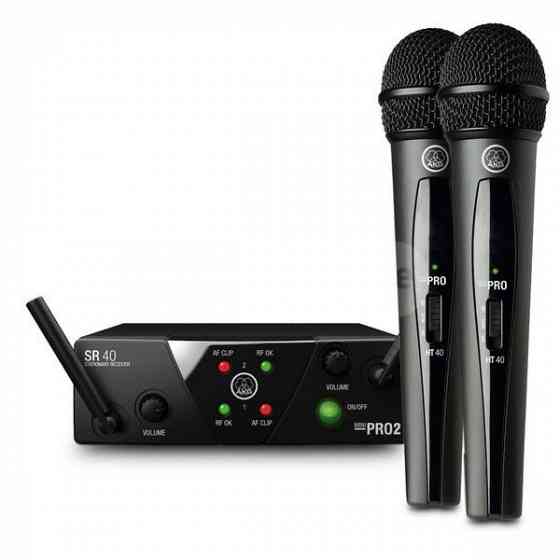 AKG WMS40 Mini Dual Vocal Set Microphone and Wireless Transmitter Tbilisi