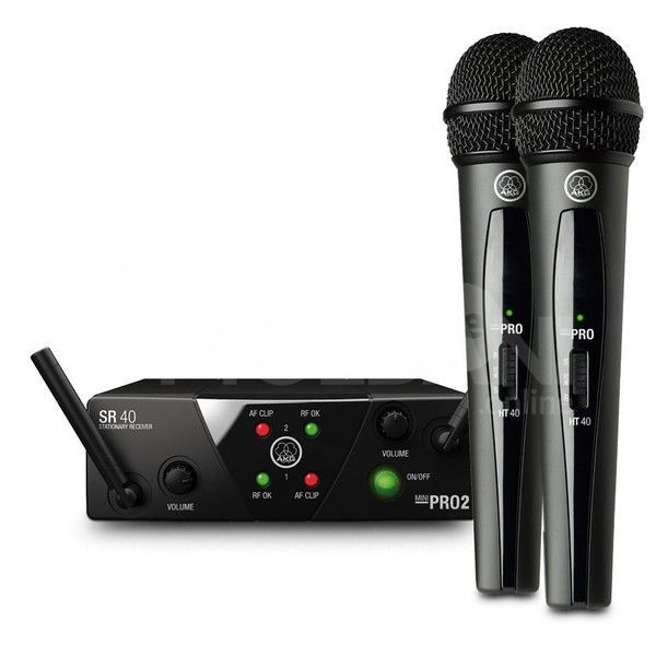 AKG WMS40 Mini Dual Vocal Set Microphone and Wireless Transmitter Tbilisi - photo 1