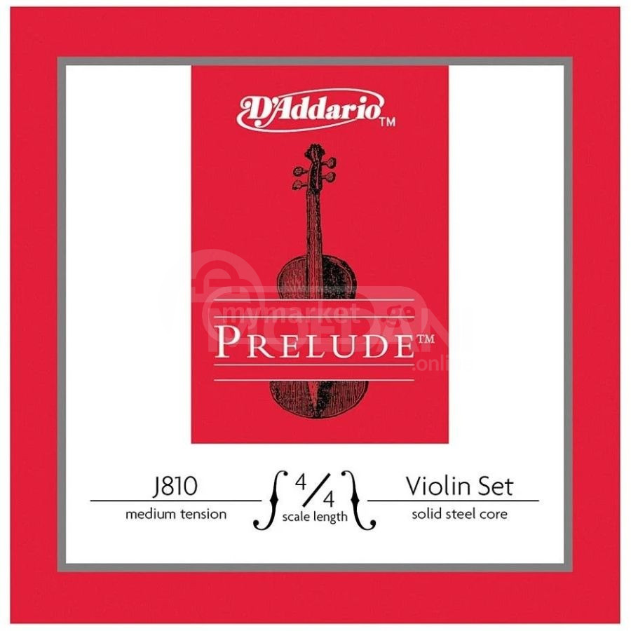 Daddario J810-44M Prelude Violin Strings Tbilisi - photo 1