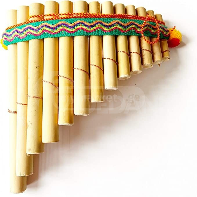 Bamboo Professional Curved Pan Flute 13 Pipe პან ფლეიტა თბილისი - photo 1