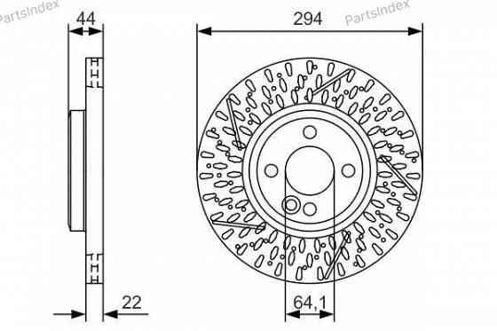 Brake Disc Bosch 0 986 479 A69 Tbilisi