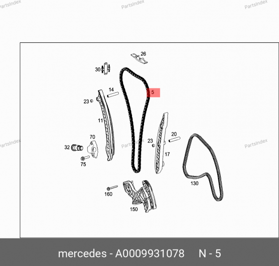 ცეპის კომპლექტი cepi Mercedes-Benz A 000 993 10 78 თბილისი