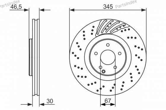 Brake Disc Bosch 0 986 479 651 Tbilisi