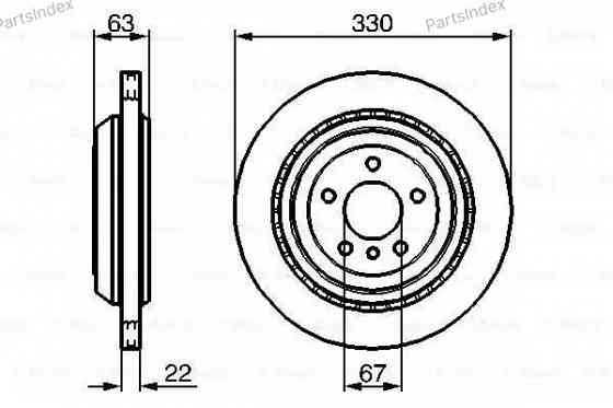 სამუხრუჭე დისკი oporni diski Bosch 0 986 479 285 თბილისი