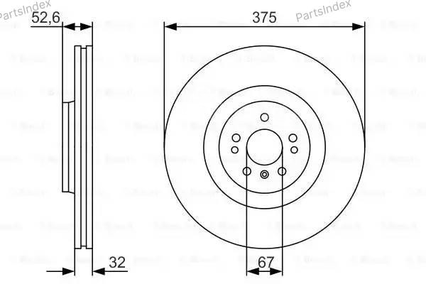 Brake Disc Bosch 0 986 479 R31 Tbilisi - photo 1