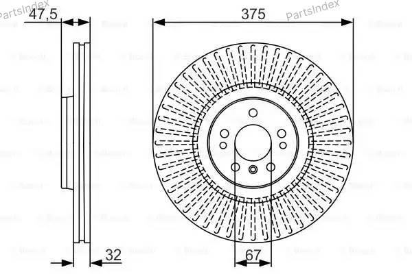 Brake Disc Bosch 0 986 479 A26 Tbilisi - photo 1