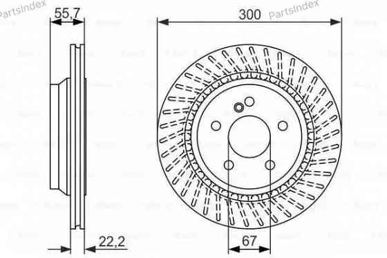 Brake Disc Bosch 0 986 479 655 Tbilisi