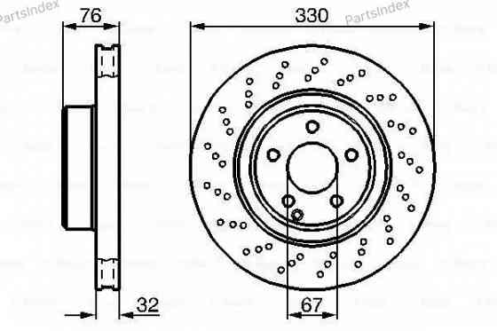 Brake Disc Bosch 0 986 478 470 Tbilisi