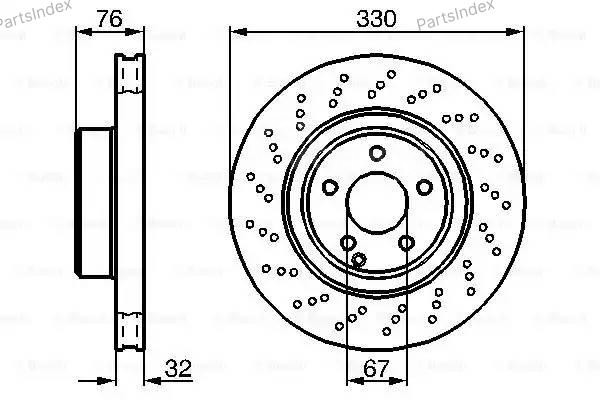 Brake Disc Bosch 0 986 478 470 Tbilisi - photo 1