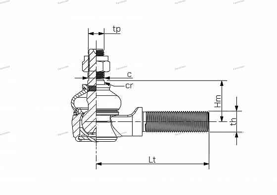 Наконечник рулевой тяги Sidem 50132 Тбилиси