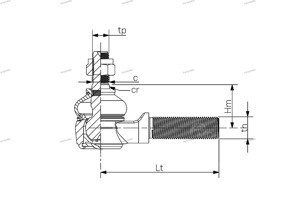 Наконечник рулевой тяги Sidem 50132 Тбилиси - изображение 1