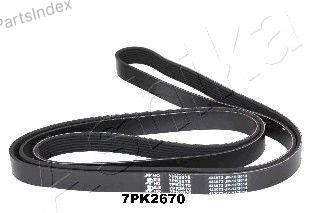 ძრავის გარე ღვედი  Ashika 112-7PK2670 თბილისი - photo 1