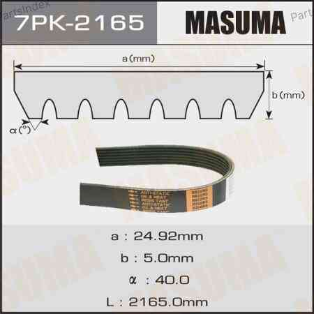 Timing belt Masuma 7PK2165 Tbilisi