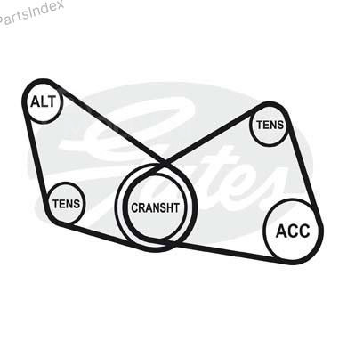 ძრავის გარე ღვედი  Gates 5PK870 თბილისი - photo 4