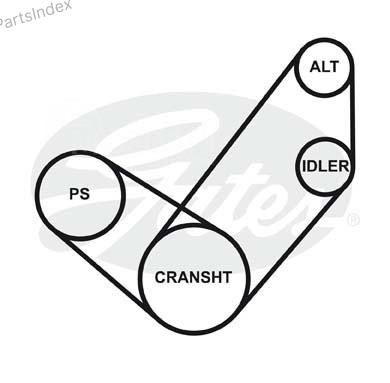 ძრავის გარე ღვედი  Gates 3PK763 თბილისი - photo 7