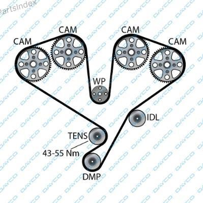 კბილანა ღვედი (ზუბჩატი რემენი) kbilana remeni Dayco 941007 თბილისი - photo 1