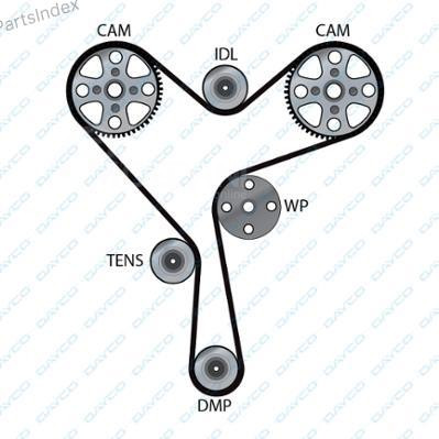 კბილანა ღვედი (ზუბჩატი რემენი) kbilana remeni Dayco 94539 თბილისი - photo 1