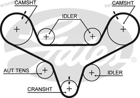 კბილანა ღვედი (ზუბჩატი რემენი) kbilana remeni Gates T267 თბილისი - photo 1