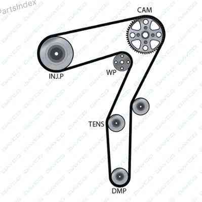 Ремень ГРМ - газораспределительного механизма (комплект) Dayco 94976 Тбилиси