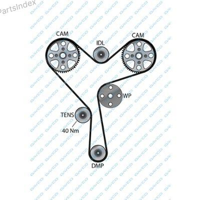 კბილანა ღვედი (ზუბჩატი რემენი) kbilana remeni Dayco 94826 თბილისი - photo 1