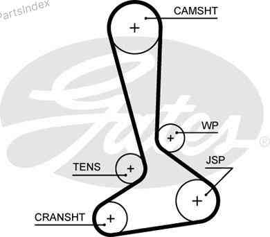 კბილანა ღვედი (ზუბჩატი რემენი) kbilana remeni Gates 5645XS თბილისი