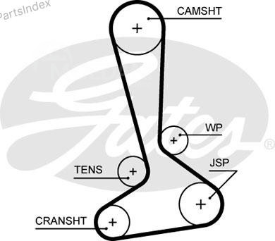 კბილანა ღვედი (ზუბჩატი რემენი) kbilana remeni Gates 5645XS თბილისი - photo 1
