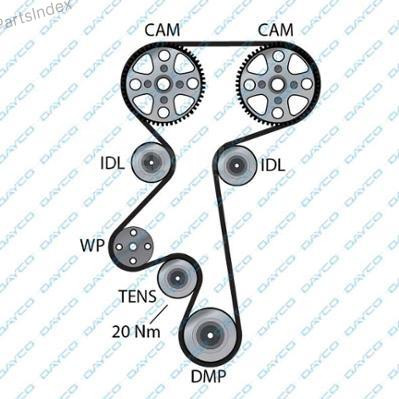 კბილანა ღვედი (ზუბჩატი რემენი) kbilana remeni Dayco 94833 თბილისი - photo 1