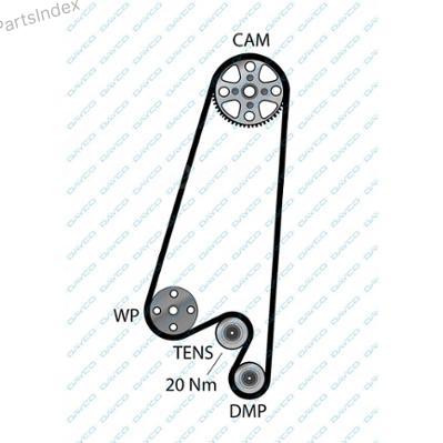 კბილანა ღვედი (ზუბჩატი რემენი) kbilana remeni Dayco 94833 თბილისი - photo 6