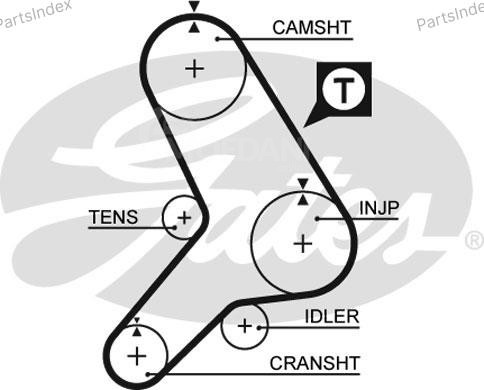 Ремень ГРМ - газораспределительного механизма Gates 5178 Тбилиси - изображение 1