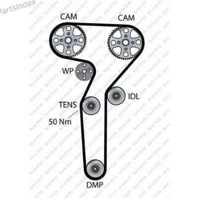 Ремень ГРМ - газораспределительного механизма Dayco 94589 Тбилиси