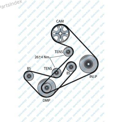 Ремень ГРМ - газораспределительного механизма Dayco 94268 Тбилиси - изображение 2