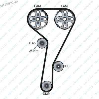 Ремень ГРМ - газораспределительного механизма Dayco 941060 Тбилиси