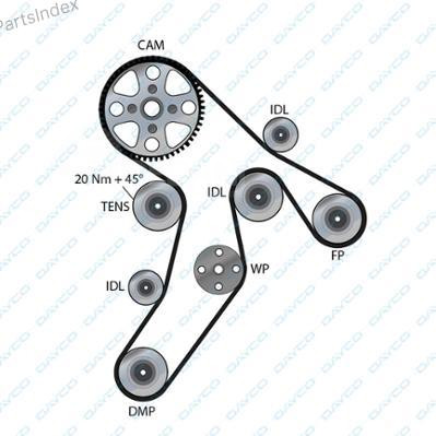 კბილანა ღვედი (ზუბჩატი რემენი) kbilana remeni Dayco 941060 თბილისი - photo 1