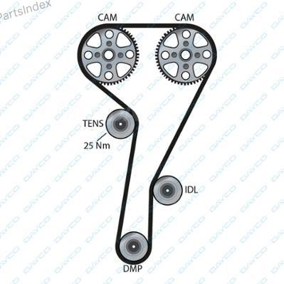 კბილანა ღვედი (ზუბჩატი რემენი) kbilana remeni Dayco 941060 თბილისი - photo 3