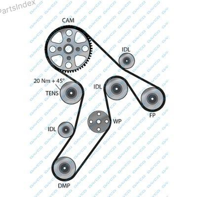 კბილანა ღვედი (ზუბჩატი რემენი) kbilana remeni Dayco 941032 თბილისი - photo 1