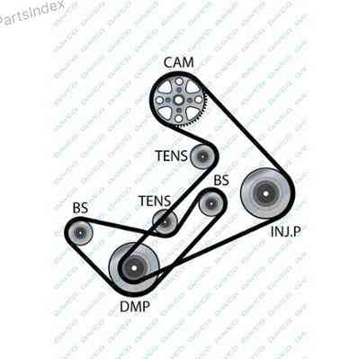 კბილანა ღვედი (ზუბჩატი რემენი) kbilana remeni Dayco 941043 თბილისი
