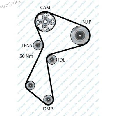 კბილანა ღვედი (ზუბჩატი რემენი) kbilana remeni Dayco 94757 თბილისი - photo 6