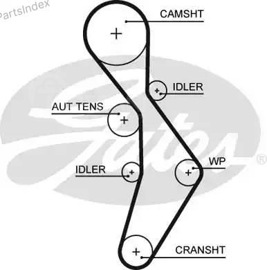 Ремень ГРМ - газораспределительного механизма Gates 5604XS Тбилиси - изображение 1
