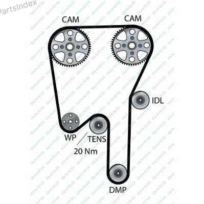 Ремень ГРМ - газораспределительного механизма Dayco 94600 Тбилиси