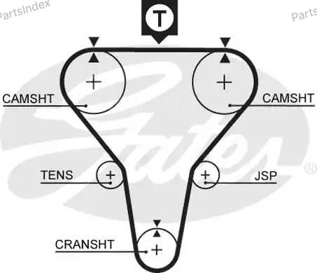 კბილანა ღვედი (ზუბჩატი რემენი) kbilana remeni Gates 5273XS თბილისი - photo 1