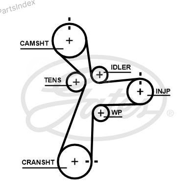კბილანა ღვედი (ზუბჩატი რემენი) kbilana remeni Gates 5696XS თბილისი - photo 1