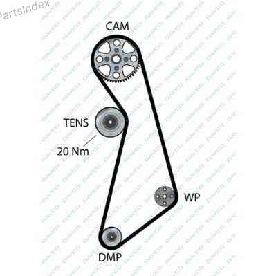Ремень ГРМ - газораспределительного механизма Dayco 94730 Тбилиси